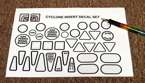 Cyclone pinball machine - machine, insert